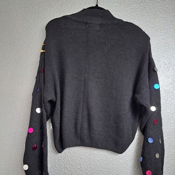 BOLO 1980's Embellished Silk, Angora Rabbit Hair & Lambs Wool Sweater - Picture 6 of 12